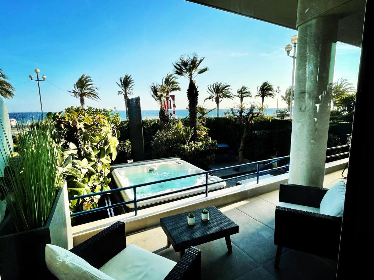 Appartamento Luxury Garden Jacuzzi Promenade Nizza Esterno foto